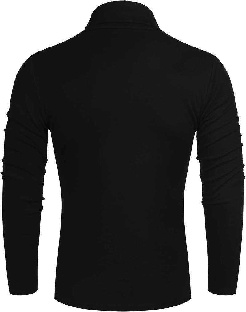 Men’s Slim Fit Lightweight Mock Turtleneck Sweater