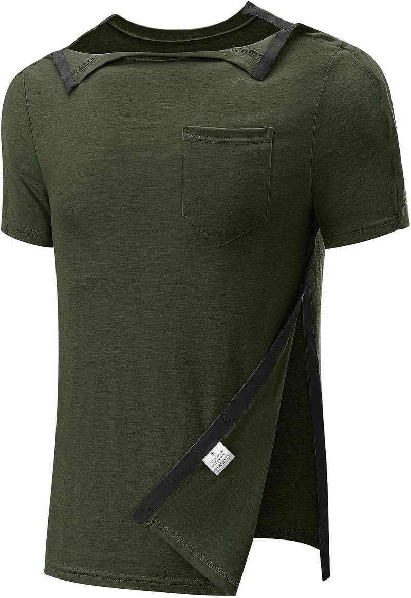 Post-Surgery Adaptive Short Sleeve Shirt